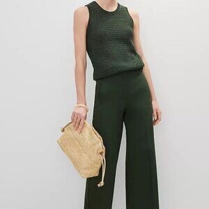 Ann Taylor Pants, The Grace Straight Pant, Cypress Tree, Size 6, Classic